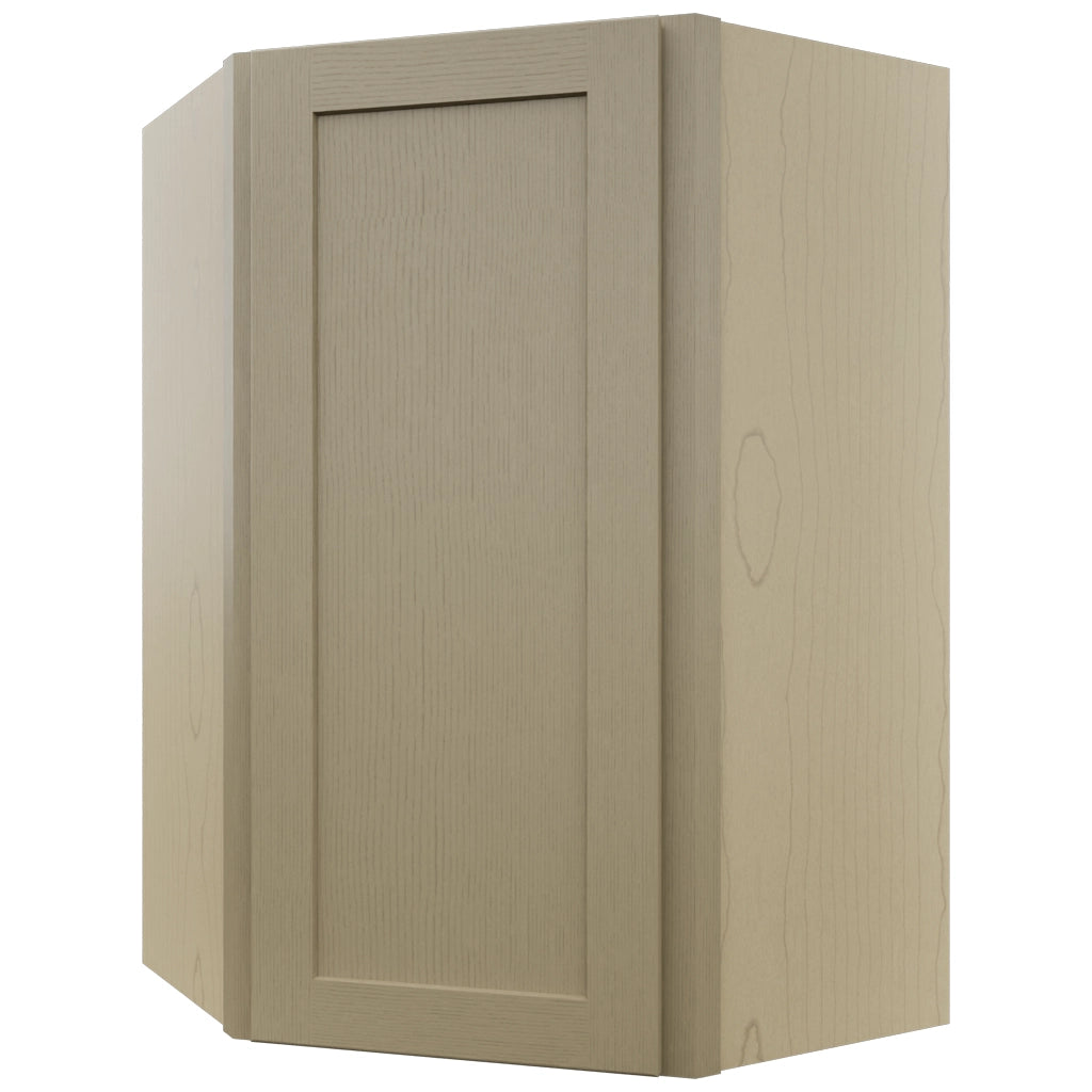 Fabuwood Galaxy Desert Oak WDC2436 Wall Corner Diagonal Cabinet, Front View