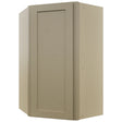 Fabuwood Galaxy Desert Oak WDC2439 Wall Corner Diagonal Cabinet, Front View