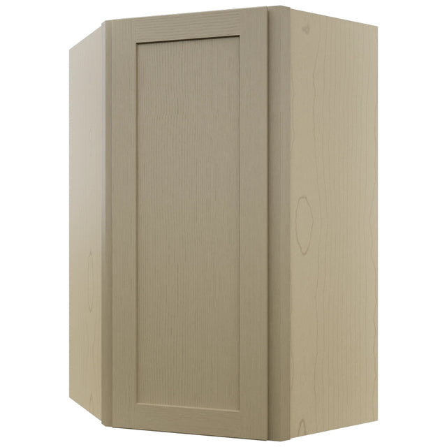 Fabuwood Galaxy Desert Oak WDC2439 Wall Corner Diagonal Cabinet, Front View