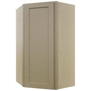 Fabuwood Galaxy Desert Oak WDC2442 Wall Corner Diagonal Cabinet, Front View