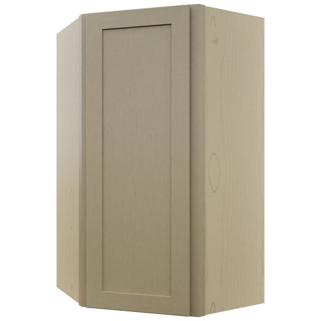 Fabuwood Galaxy Desert Oak WDC2442 Wall Corner Diagonal Cabinet, Front View