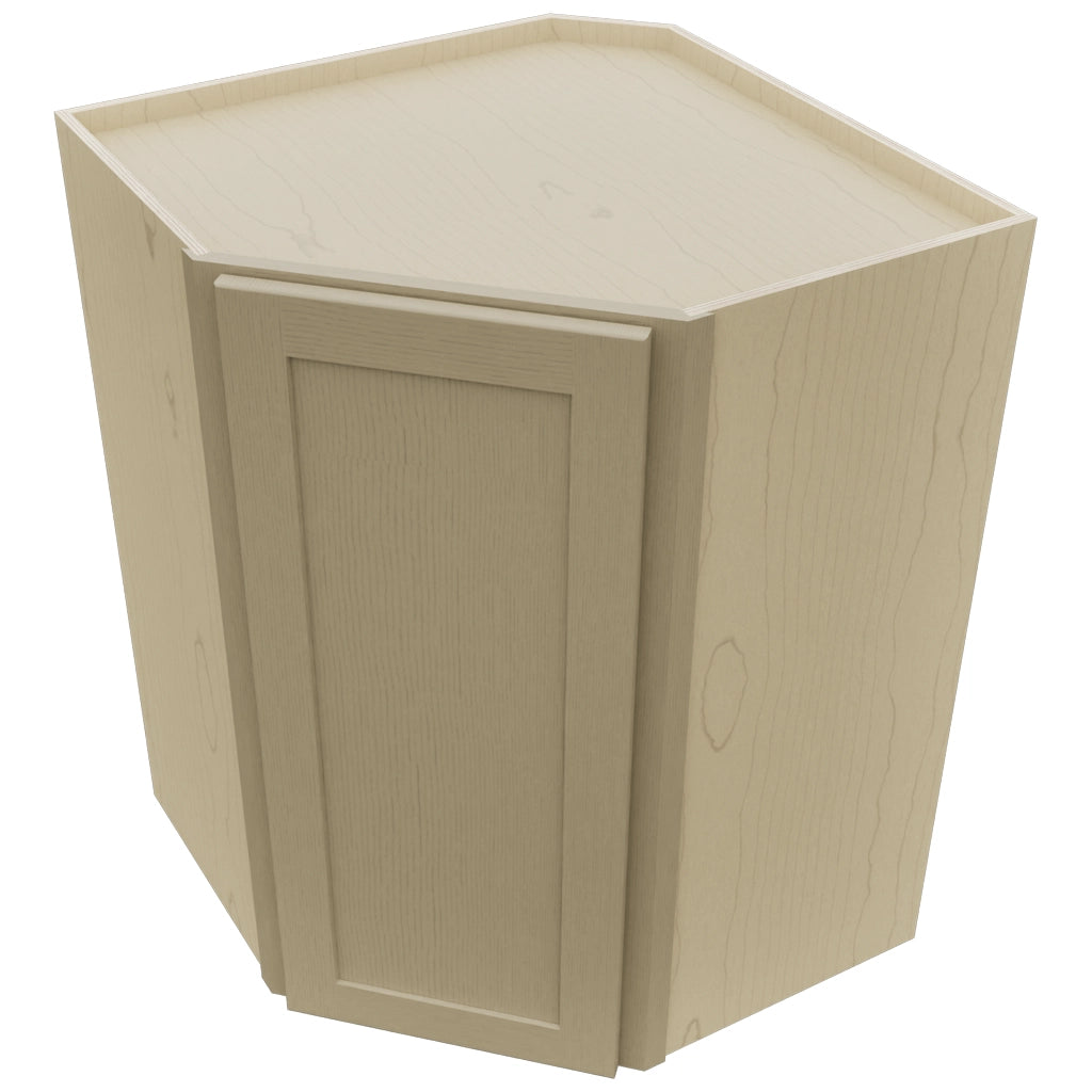 Fabuwood Galaxy Desert Oak WDC2736 Wall Corner Diagonal Cabinet, Top View