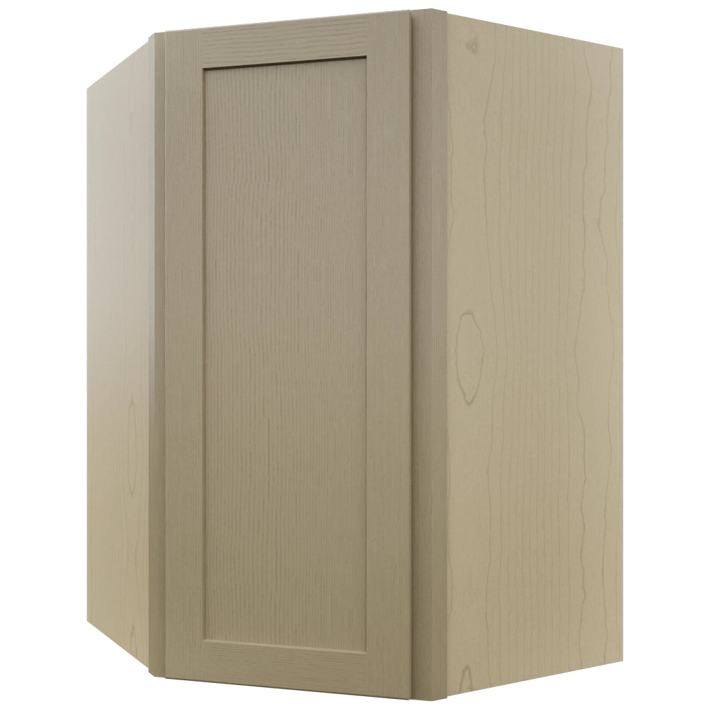 Fabuwood Galaxy Desert Oak WDC2739 Wall Corner Diagonal Cabinet, Front View