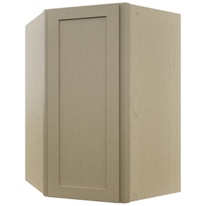 Fabuwood Galaxy Desert Oak WDC2739 Wall Corner Diagonal Cabinet, Front View