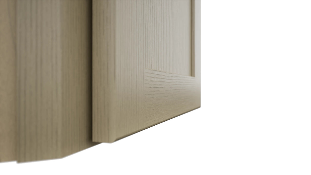 Fabuwood Galaxy Desert Oak WDC2739 Wall Corner Diagonal Cabinet, Detail View