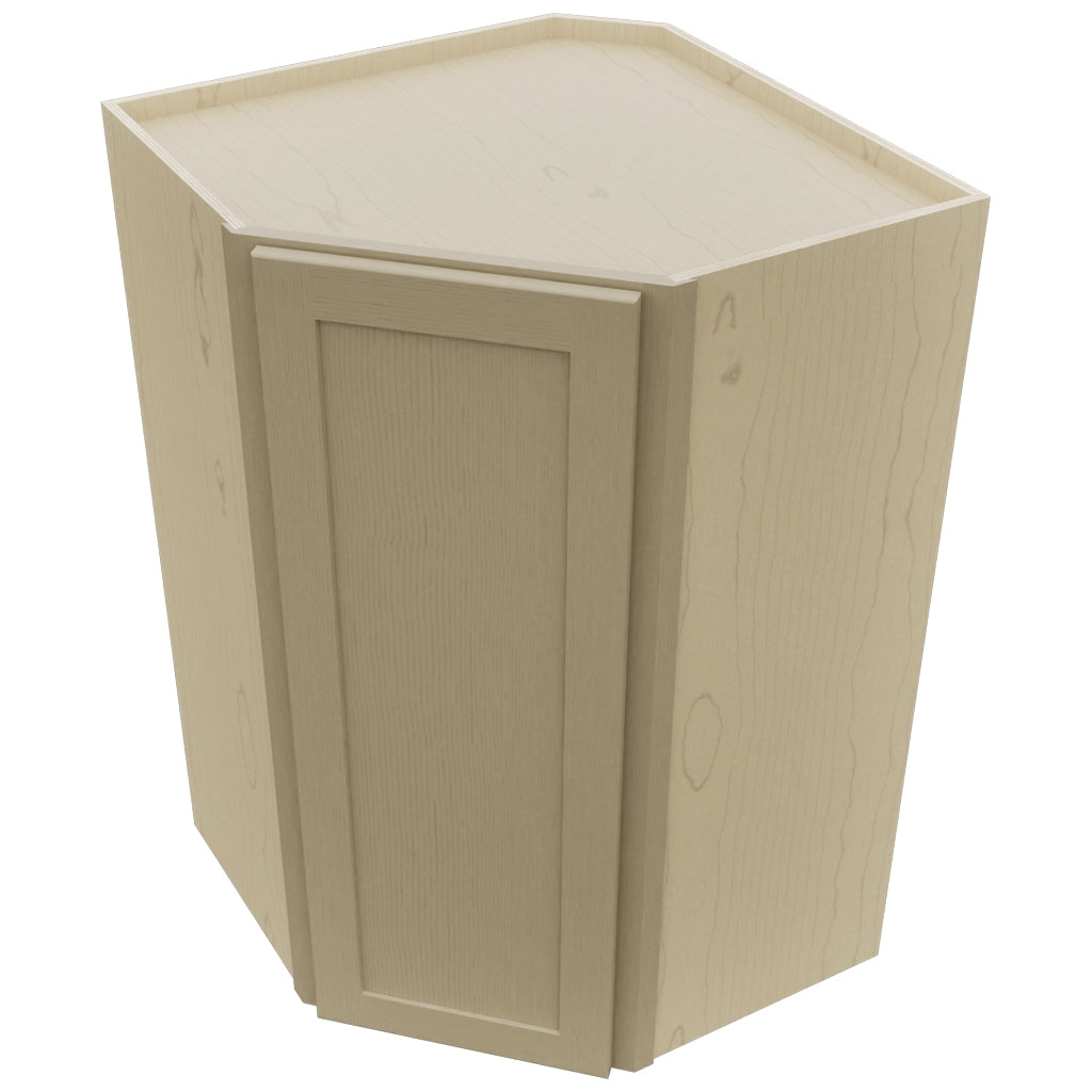 Fabuwood Galaxy Desert Oak WDC2742 Wall Corner Diagonal Cabinet, Top View