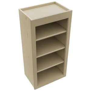 Fabuwood Galaxy Desert Oak WOS1836 Wall Open Shelf, Top View