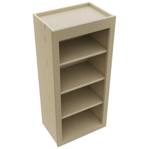 Fabuwood Galaxy Desert Oak WOS1839 Wall Open Shelf, Top View
