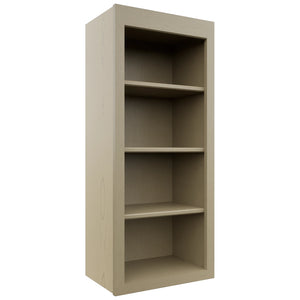 Fabuwood Galaxy Desert Oak WOS1842 Wall Open Shelf, Front View