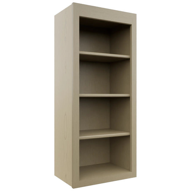 Fabuwood Galaxy Desert Oak WOS1842 Wall Open Shelf, Front View