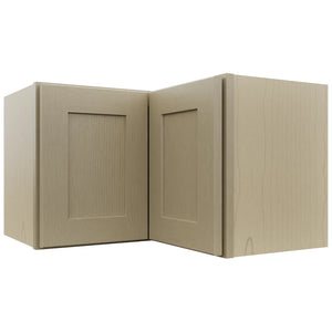 Fabuwood Galaxy Desert Oak WPC2415 Wall Corner Pie Cabinet, Front View