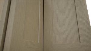 Fabuwood Galaxy Desert Oak WPC2418 Wall Corner Pie Cabinet, Detail View
