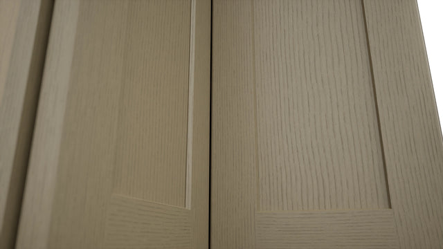 Fabuwood Galaxy Desert Oak WPC2430 Wall Corner Pie Cabinet, Detail View