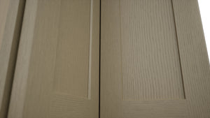 Fabuwood Galaxy Desert Oak WPC2439 Wall Corner Pie Cabinet, Detail View