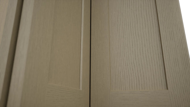 Fabuwood Galaxy Desert Oak WPC2439 Wall Corner Pie Cabinet, Detail View