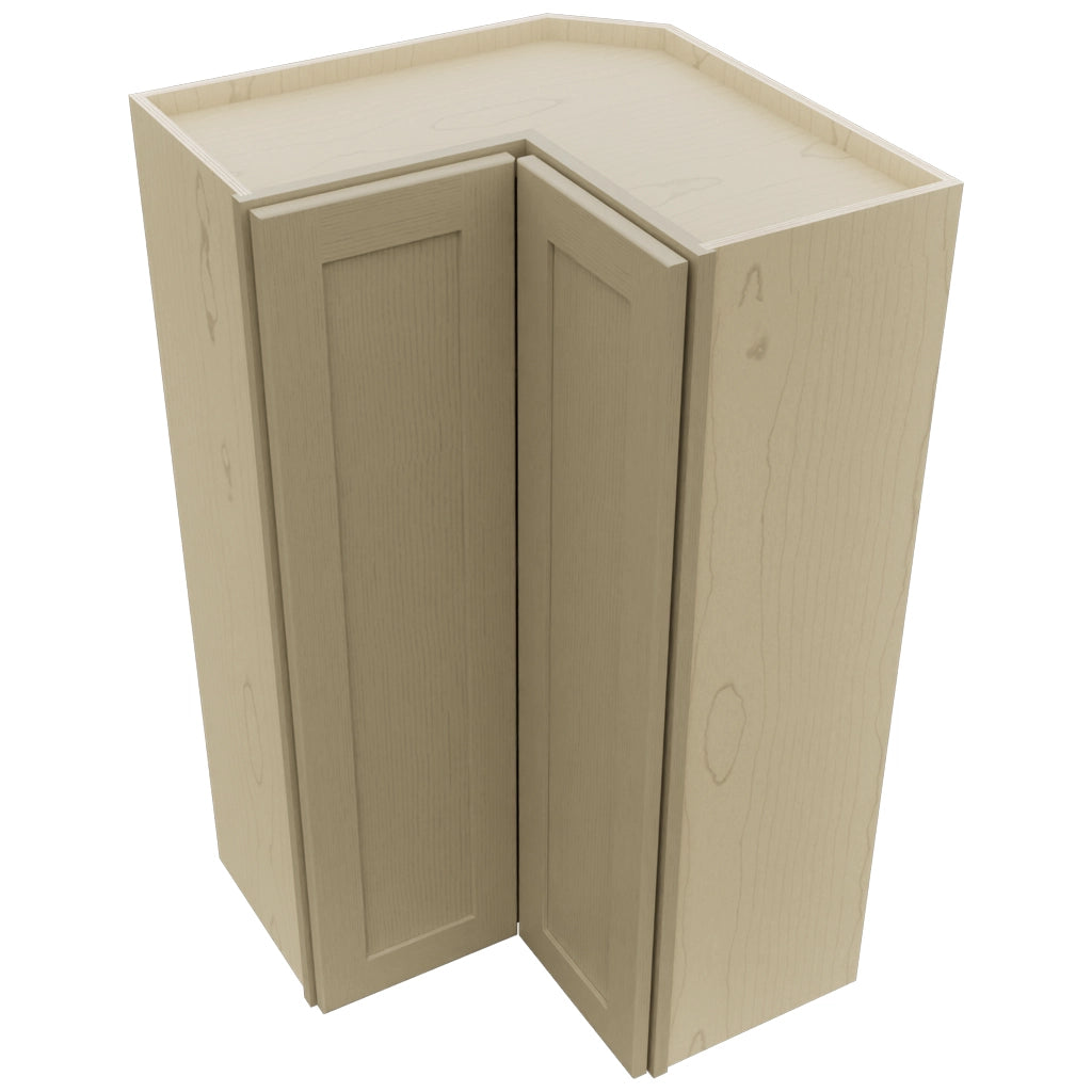 Fabuwood Galaxy Desert Oak WPC2442 Wall Corner Pie Cabinet, Top View