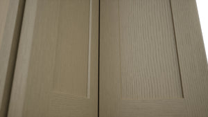 Fabuwood Galaxy Desert Oak WPC2442 Wall Corner Pie Cabinet, Detail View