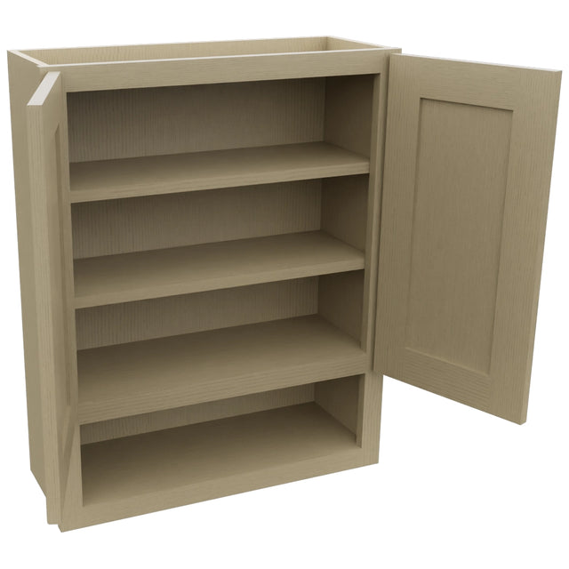 Fabuwood Galaxy Desert Oak WVS2430 Vanity Wall Storage, Open View
