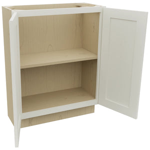 Fabuwood Galaxy Dove B27FD-12D Base Full Door Cabinet, Open View