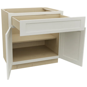 Fabuwood Galaxy Dove B33SDF Base Standard Cabinet, Open View