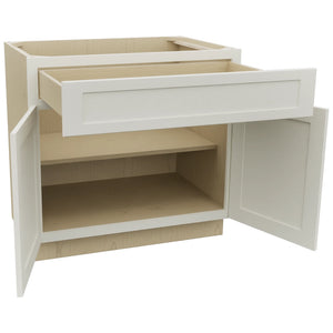 Fabuwood Galaxy Dove B36SDF Base Standard Cabinet, Open View