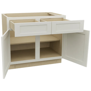 Fabuwood Galaxy Dove B39 Base Standard Cabinet, Open View