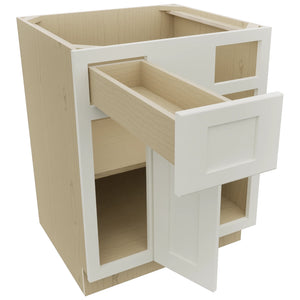 Fabuwood Galaxy Dove BLB36/39 Base Corner Blind Cabinet, Open View
