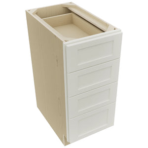 Fabuwood Galaxy Dove DB15-4 Base 4 Drawers Cabinet, Top View