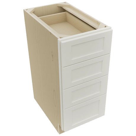 Fabuwood Galaxy Dove DB15-4 Base 4 Drawers Cabinet, Top View