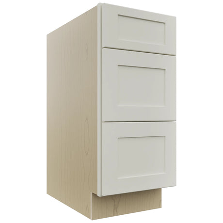 Fabuwood Galaxy Dove DB15 Base 3 Drawers Cabinet, Front View
