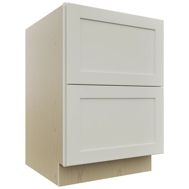 Fabuwood Galaxy Dove DB24-2 Base 2 Drawers Cabinet, Front View