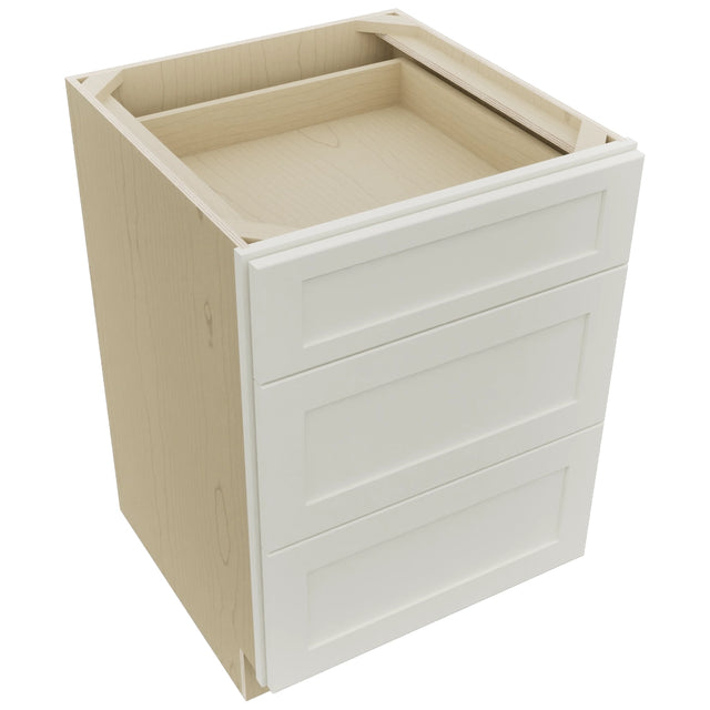 Fabuwood Galaxy Dove DB24 Base 3 Drawers Cabinet, Top View