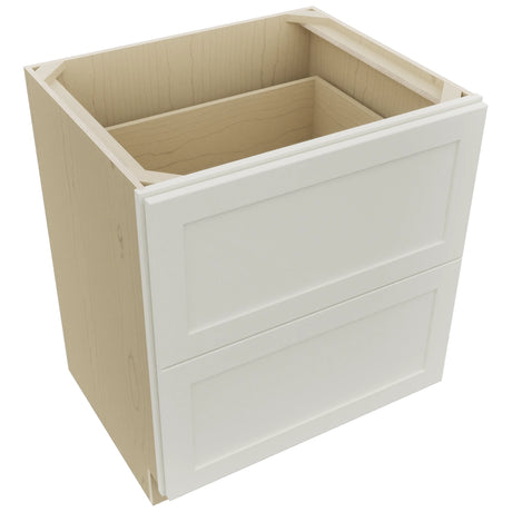 Fabuwood Galaxy Dove DB30-2 Base 2 Drawers Cabinet, Top View