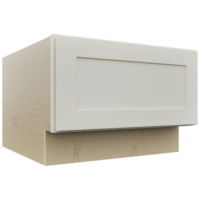 Fabuwood Galaxy Dove DBS24 Base Bench Seat Cabinet, Front View