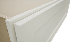 Fabuwood Galaxy Dove DBS36 Base Bench Seat Cabinet, Detail View