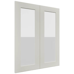 Fabuwood Galaxy Dove DS GDW2430 Wall Glass Door, Front View