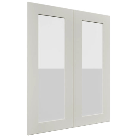 Fabuwood Galaxy Dove DS GDW2430 Wall Glass Door, Front View
