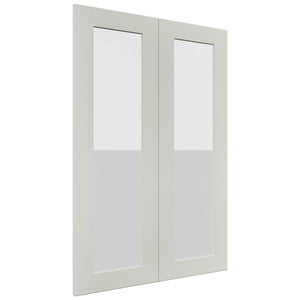 Fabuwood Galaxy Dove DS GDW2436 Wall Glass Door, Front View