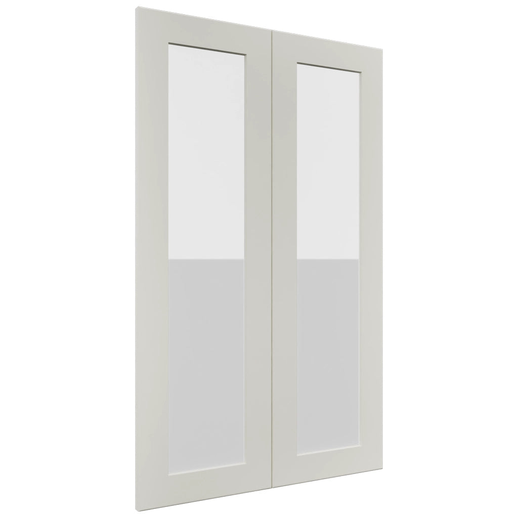 Fabuwood Galaxy Dove DS GDW2439 Wall Glass Door, Front View