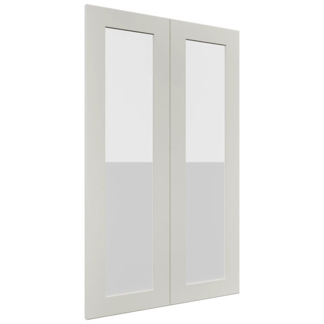 Fabuwood Galaxy Dove DS GDW2439 Wall Glass Door, Front View