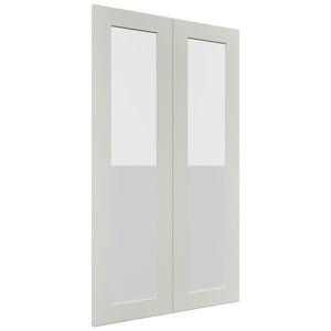 Fabuwood Galaxy Dove DS GDW2442 Wall Glass Door, Front View