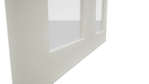 Fabuwood Galaxy Dove DS GDW2442 Wall Glass Door, Detail View