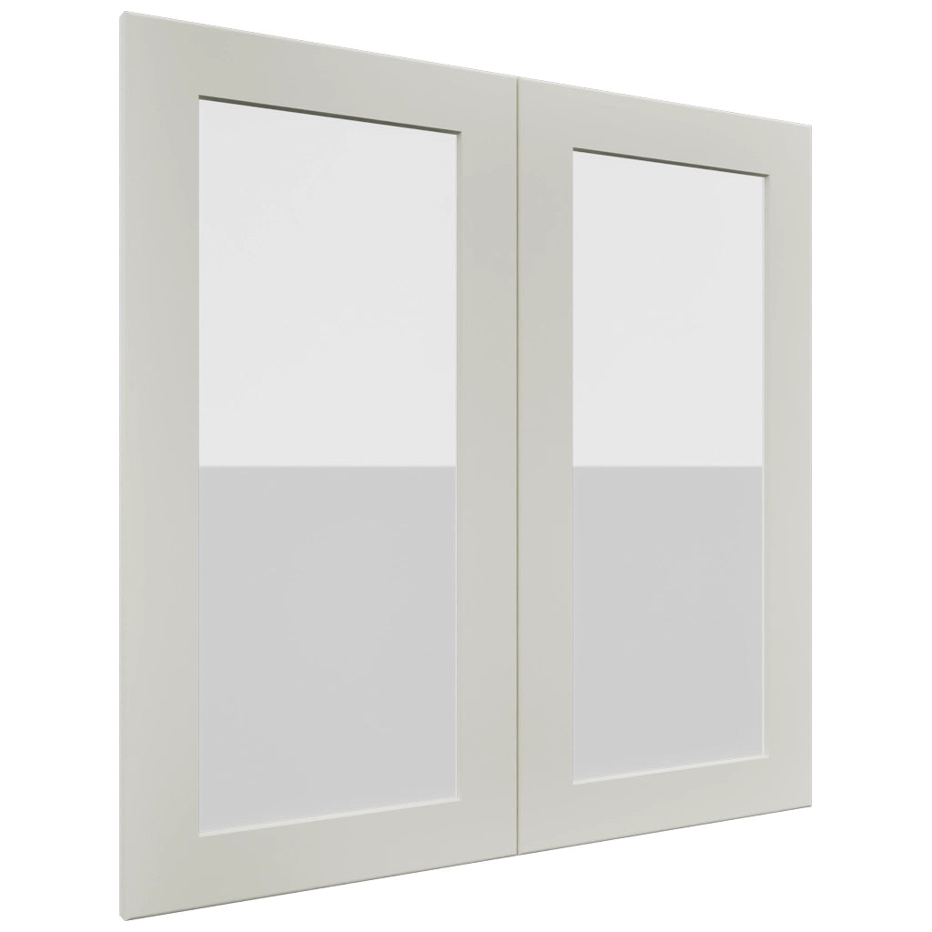 Fabuwood Galaxy Dove DS GDW3030 Wall Glass Door, Front View