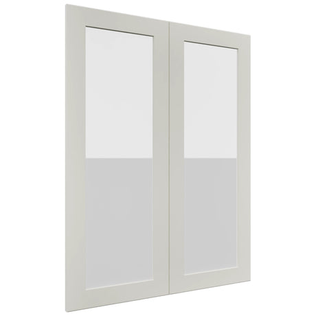 Fabuwood Galaxy Dove DS GDW3039 Wall Glass Door, Front View