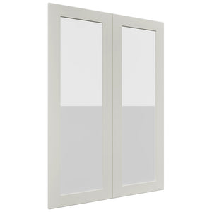 Fabuwood Galaxy Dove DS GDW3042 Wall Glass Door, Front View