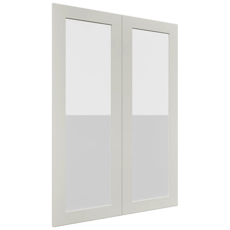 Fabuwood Galaxy Dove DS GDW3042 Wall Glass Door, Front View