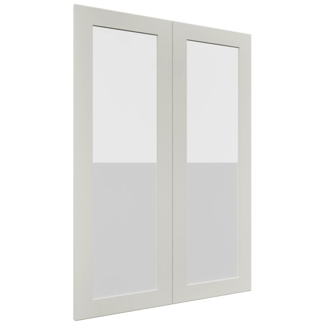 Fabuwood Galaxy Dove DS GDW3042 Wall Glass Door, Front View