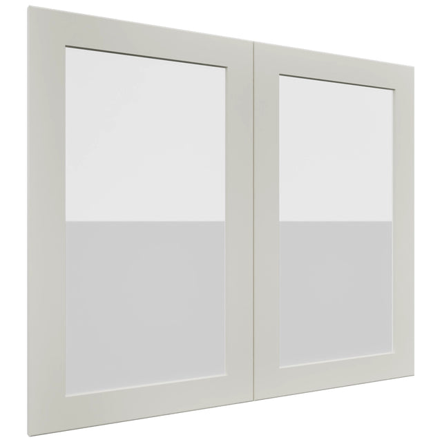 Fabuwood Galaxy Dove DS GDW3630 Wall Glass Door, Front View