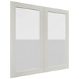 Fabuwood Galaxy Dove DS GDW3636 Wall Glass Door, Front View