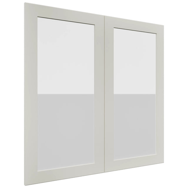 Fabuwood Galaxy Dove DS GDW3636 Wall Glass Door, Front View